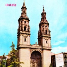 Postales: LOGROÑO -TORRES DE LA CATEDRAL REDONDA- (EDICIONES PARIS - J.M. Nº 152) SIN CIRCULAR / P-1111