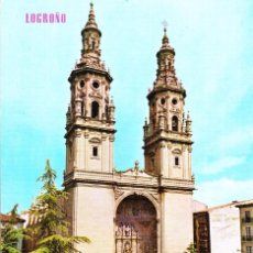 Postales: LOGROÑO -TORRES DE LA CATEDRAL REDONDA- (EDICIONES PARÍS - J.M. Nº 152) SIN CIRCULAR / P-1353