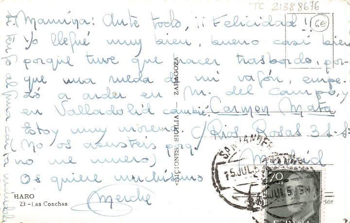 Postales: HARO (LA RIOJA).- LAS CONCHAS - Foto 2