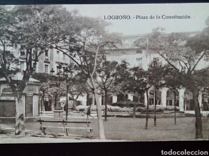 Postales: Postal de Logro&ntilde;o. Plaza de la Constituci&oacute;n. - Foto 1