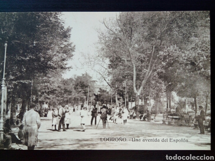 Postales: Postal de Logro&ntilde;o. Una avenida del Espol&oacute;n. - Foto 1