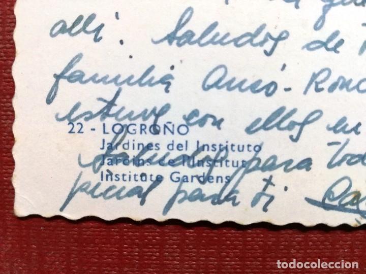 Postales: POSTAL DE LOGRO&Ntilde;O:JARDINES DEL INSTITUTO - Foto 3