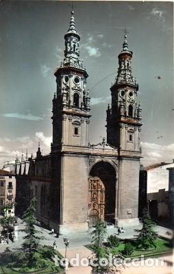 Postales: Logro&ntilde;o - 13 Fachada de la Catedral - Foto 1