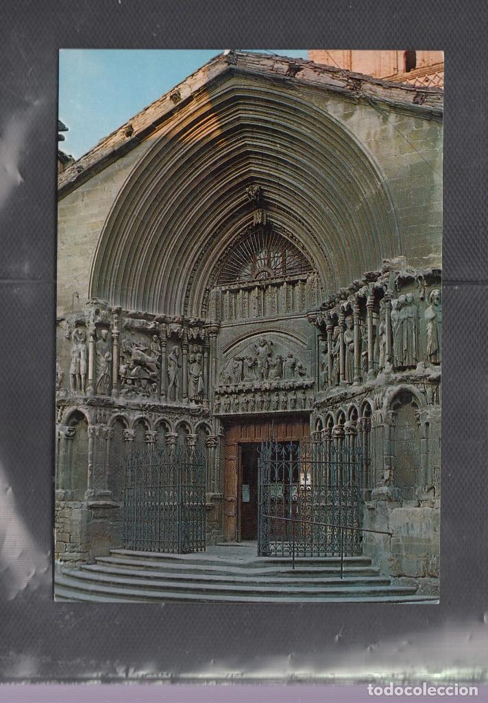 Postales: LOGRO&Ntilde;O. PORTADA DE SAN BARTOLOM&Eacute; - Foto 1