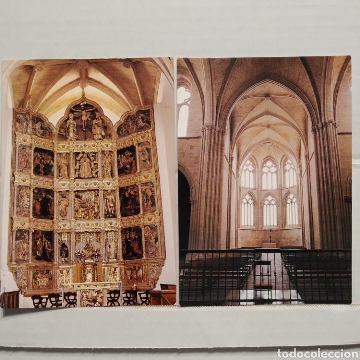 Postales: Lote de 2 postales del Monasterio de Ca&ntilde;as, La Rioja - Foto 1