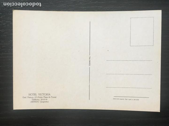 Postales: Arnedo Logro&ntilde;o - Postal Hotel Victoria - Foto 2