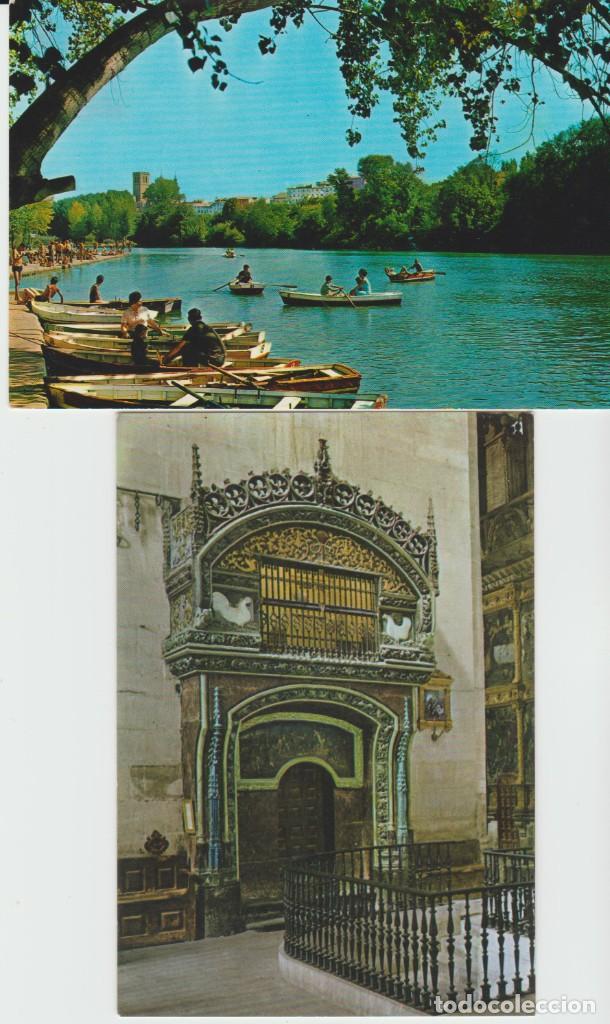 Postales: LOTE DOS POSTALES, LOGRO&Ntilde;O. - Foto 1