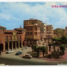 Postales: EM0582 CALAHORRA GLORIETA DE JOSE ANTONIO 1971 ED PARIS Nº759 SEAT 850 SPORT 124 RENAULT 4