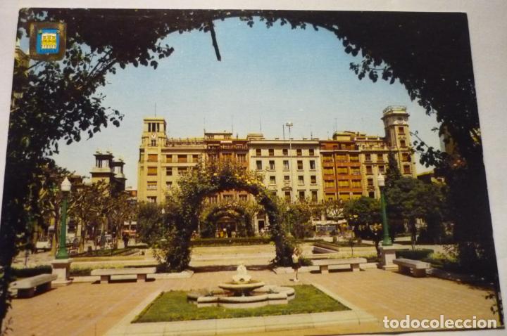 Postales: POstal logro&ntilde;o .-la rosaleda - Foto 1