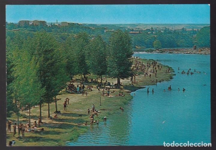 Postales: Logro&ntilde;o. *Playa en el r&iacute;o Ebro* Nueva. - Foto 1