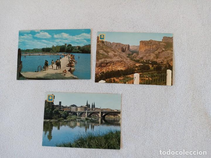 Postales: 3 POSTALES DE LOGRO&Ntilde;O DE 1966 Y 1968 - Foto 1