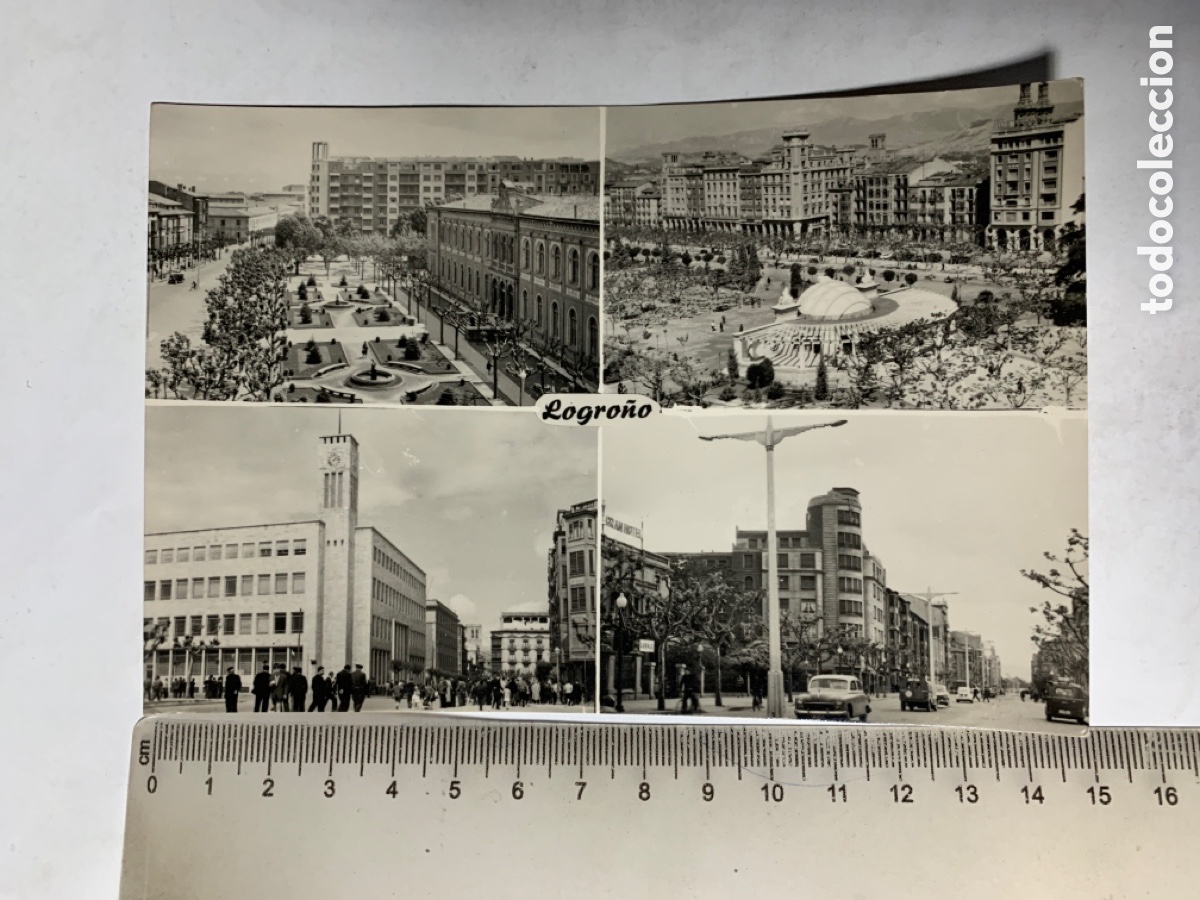 Postales: POSTAL. LOGRO&Ntilde;O. ASPECTOS VARIOS. EDICIONES PARIS. - Foto 1