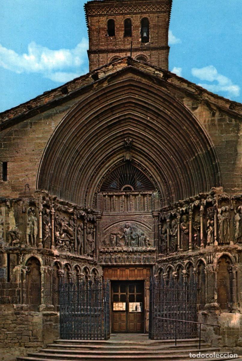 Postales: Logro&ntilde;o iglesia de san Bartolom&eacute; sin circular - Foto 1