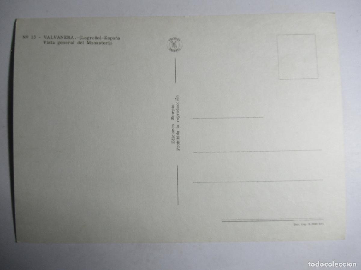 Postales: Valvanera (Logro&ntilde;o) - Vista general del Monasterio - Foto 2