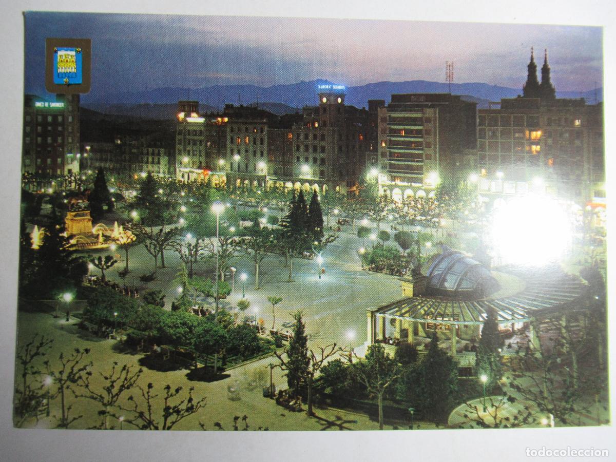 Postales: Logro&ntilde;o - Paseo del Espol&oacute;n de noche - Foto 1