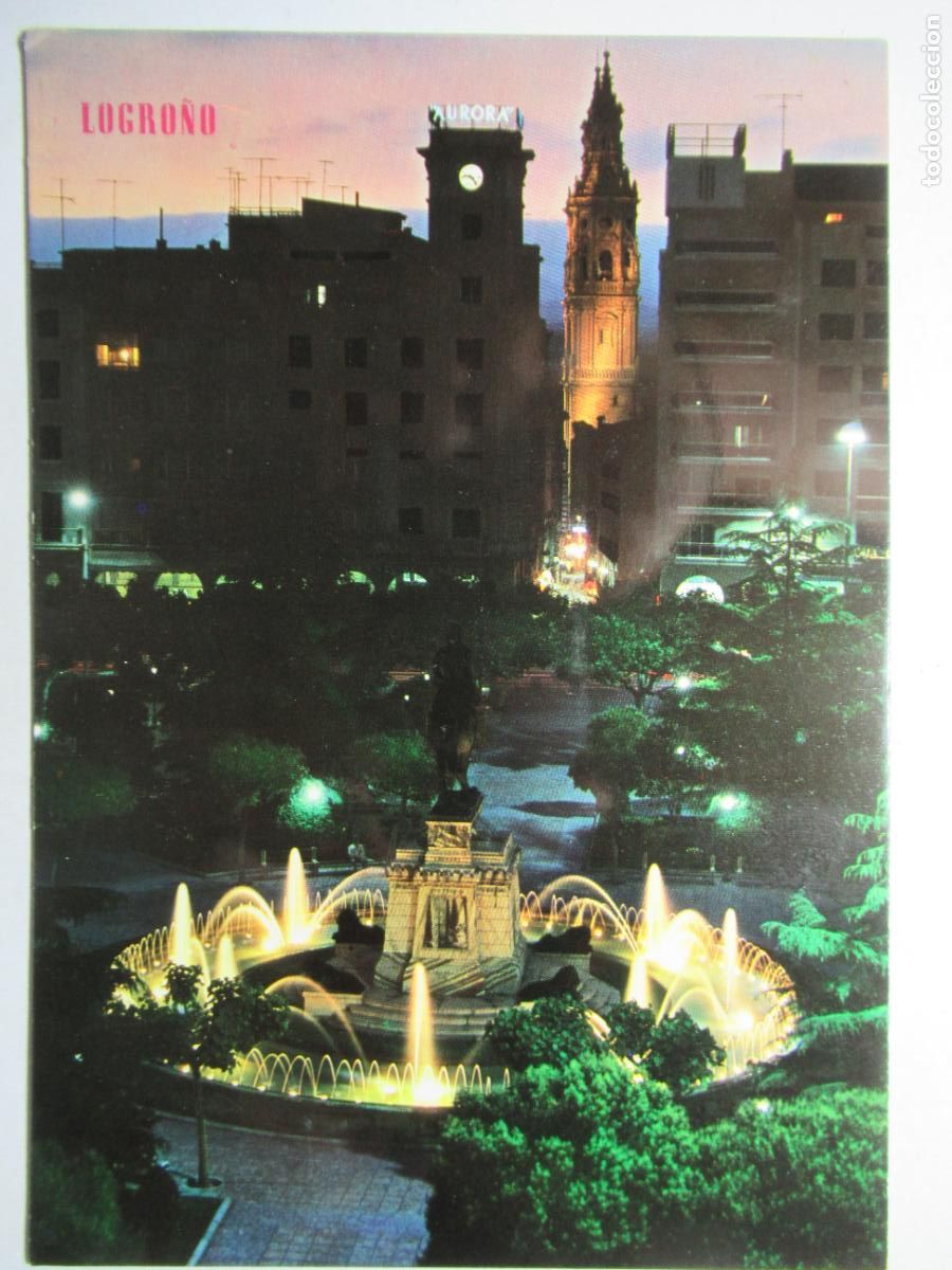 Postales: Logro&ntilde;o - Fuente de Espol&oacute;n - Foto 1