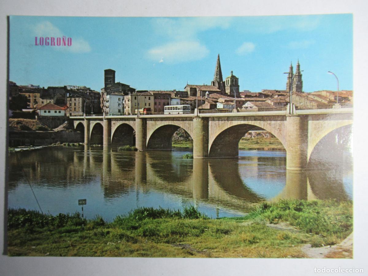 Postales: Logro&ntilde;o - Puente de Piedra - Foto 1