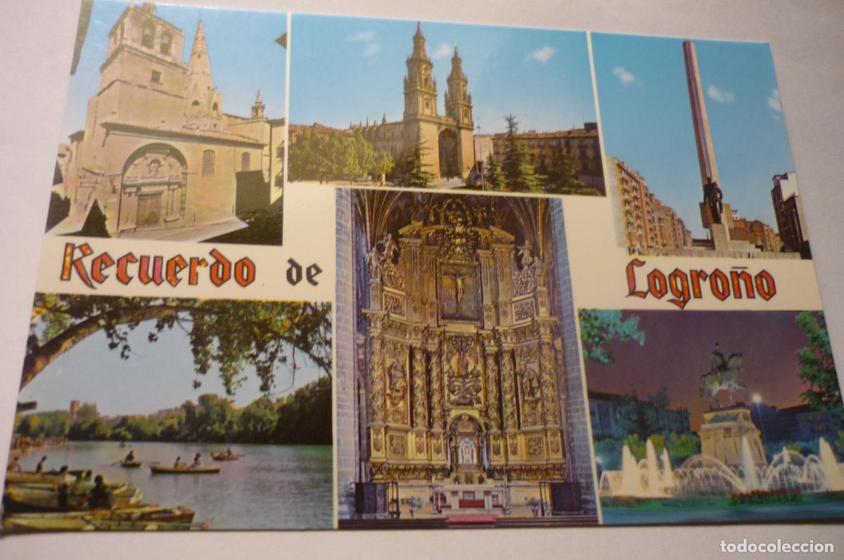 Postales: postal logro&ntilde;o,-diversos aspectos - Foto 1