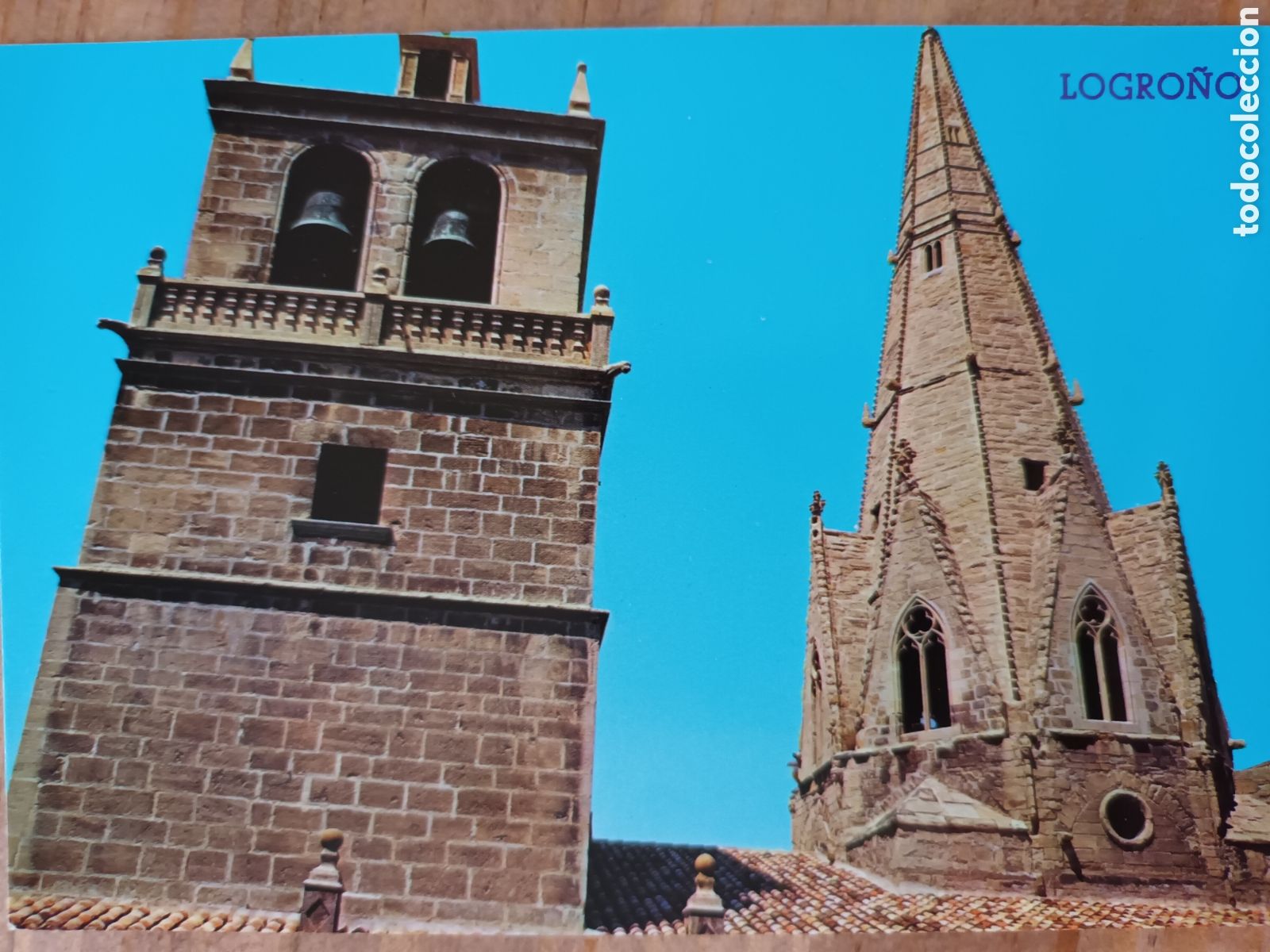 Postales: POSTAL DE LOGRO&Ntilde;O. SIN CIRCULAR - Foto 1