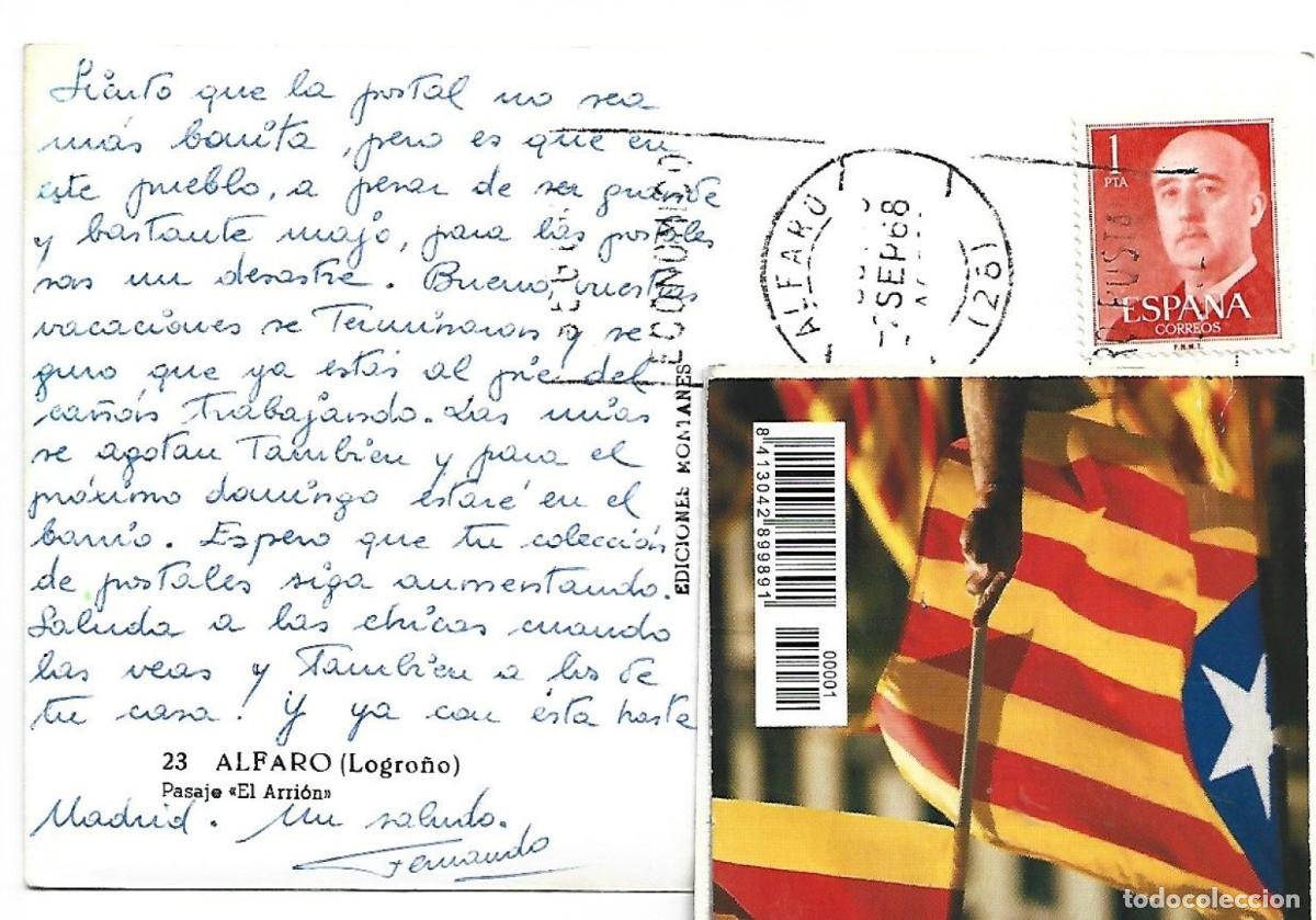 Postales: PASAJE &rdquo; EL ARRION &rdquo;.- ALFARO / LOGRO&Ntilde;O - Foto 2