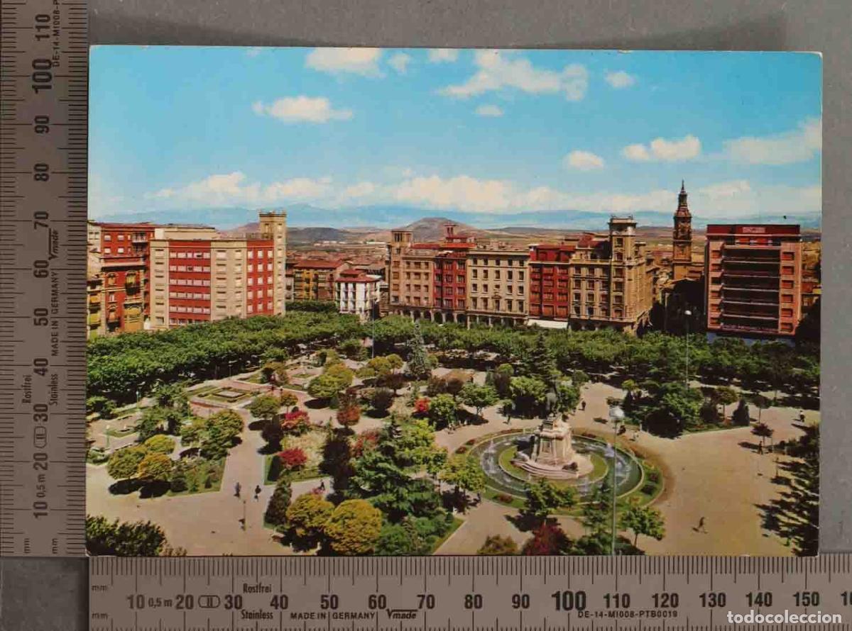 Postales: POSTAL. LA RIOJA LOGRO&Ntilde;O PASEO DEL ESPOLON - Foto 1