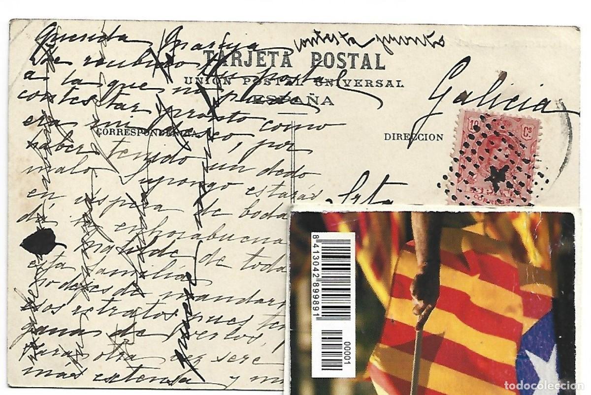 Postales: PASEO DE LOS REYES Y KIOSCO.- LOGRO&Ntilde;O - Foto 2