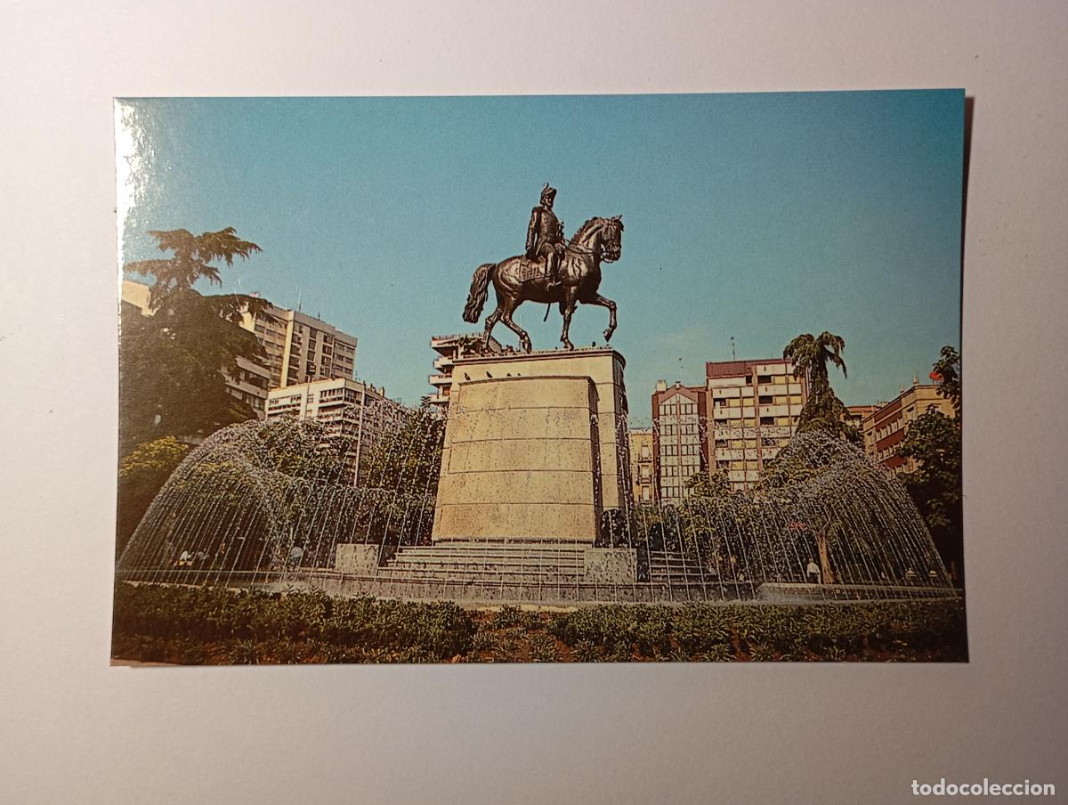 Postales: POSTAL DE LOGRO&Ntilde;O. MONUMENTO AL GENERAL ESPARTERO. TDKP26C