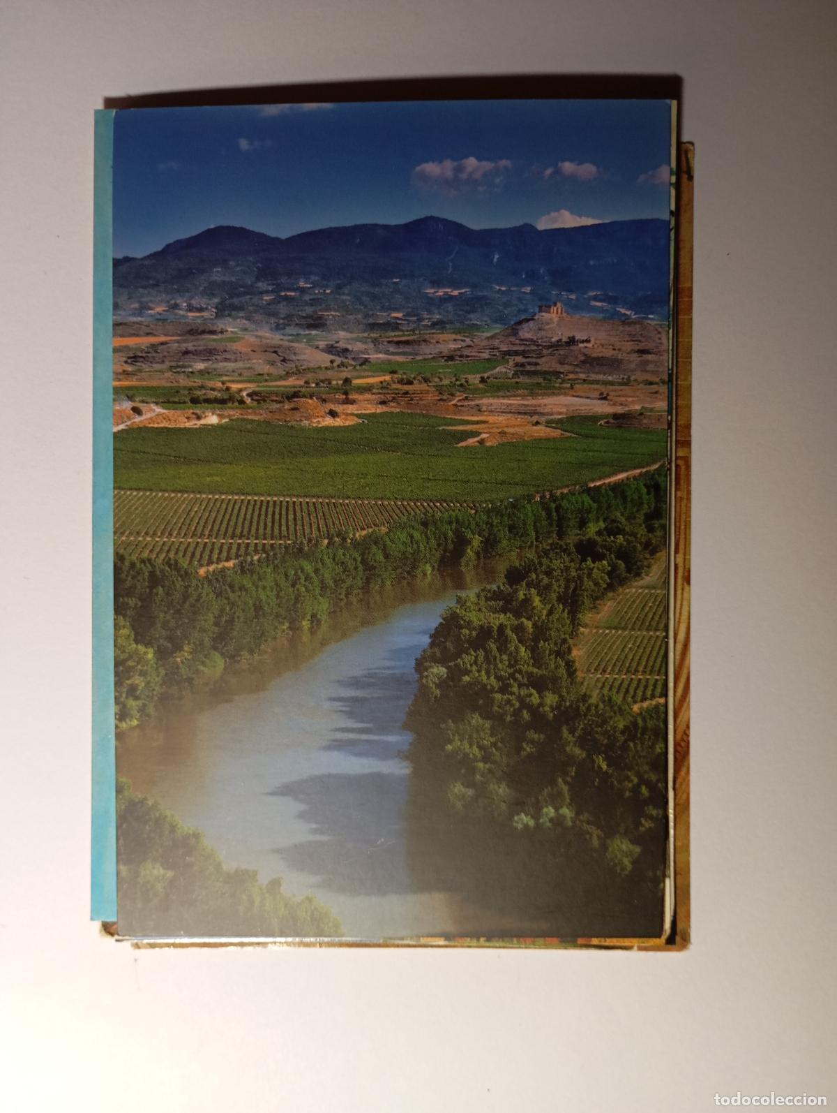 Postais: POSTAL DE SAN ASENSIO LA RIOJA. MEANDRO DEL R&Iacute;O EBRO Y CASTILLO DE DAVALILLO. TDKP26C
