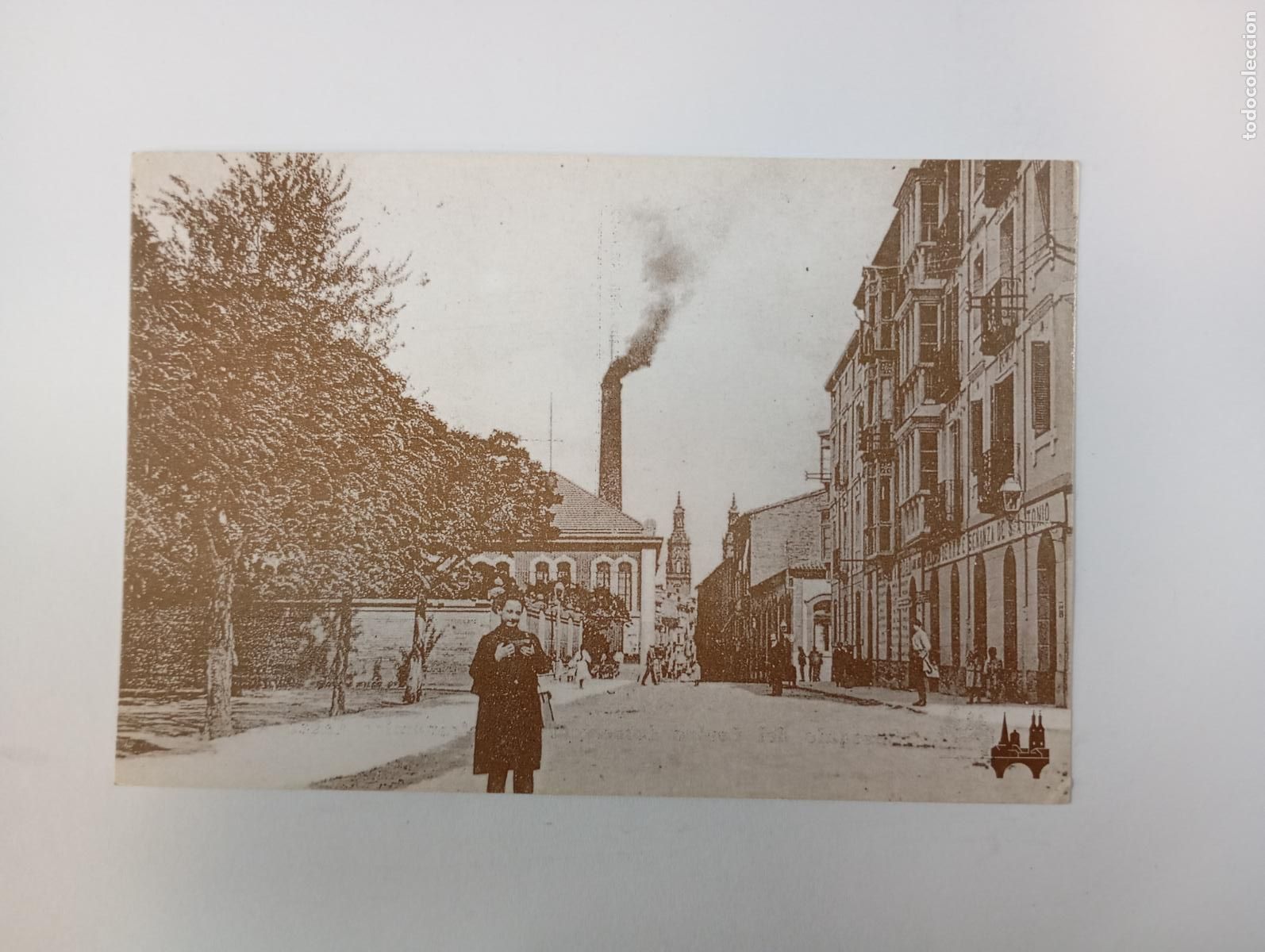 Postales: POSTAL DE LOGRO&Ntilde;O. REVELL&Iacute;N Y ENTRADA A PORTALES. TDKP26Z3