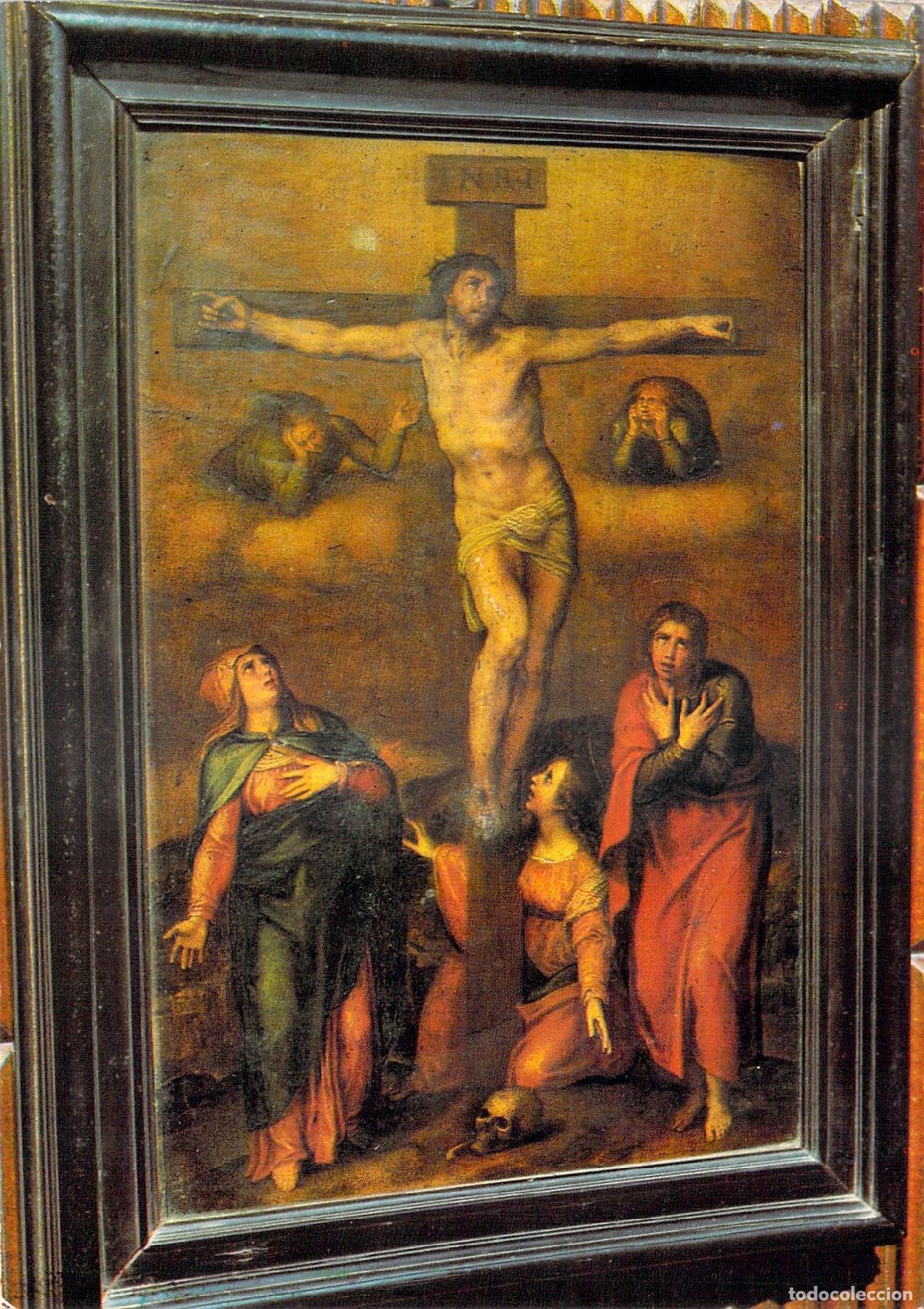 Postales: Postal Logro&ntilde;o - Calvario en la Catedral de la Redonda