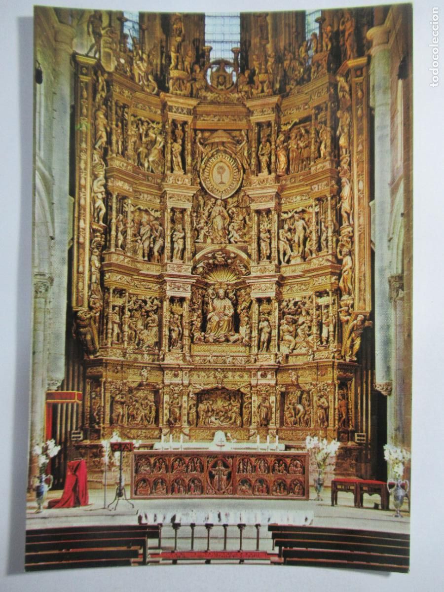 Postales: Santo Domingo de la Calzada (Logro&ntilde;o) - Catedral. Altar Mayor - S/C