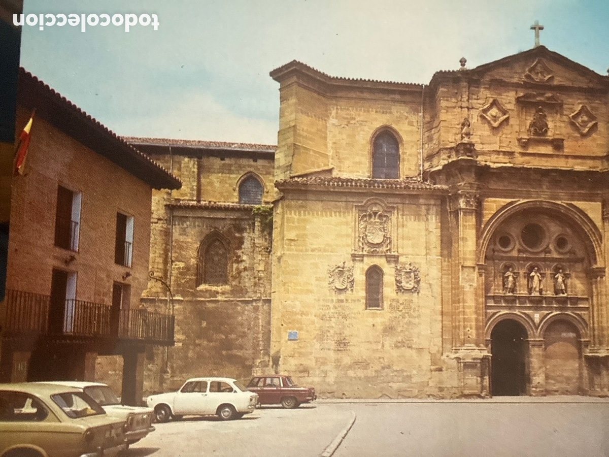 Postkarten: Santo Domingo de la calzada. Catedral y fachada del Parador