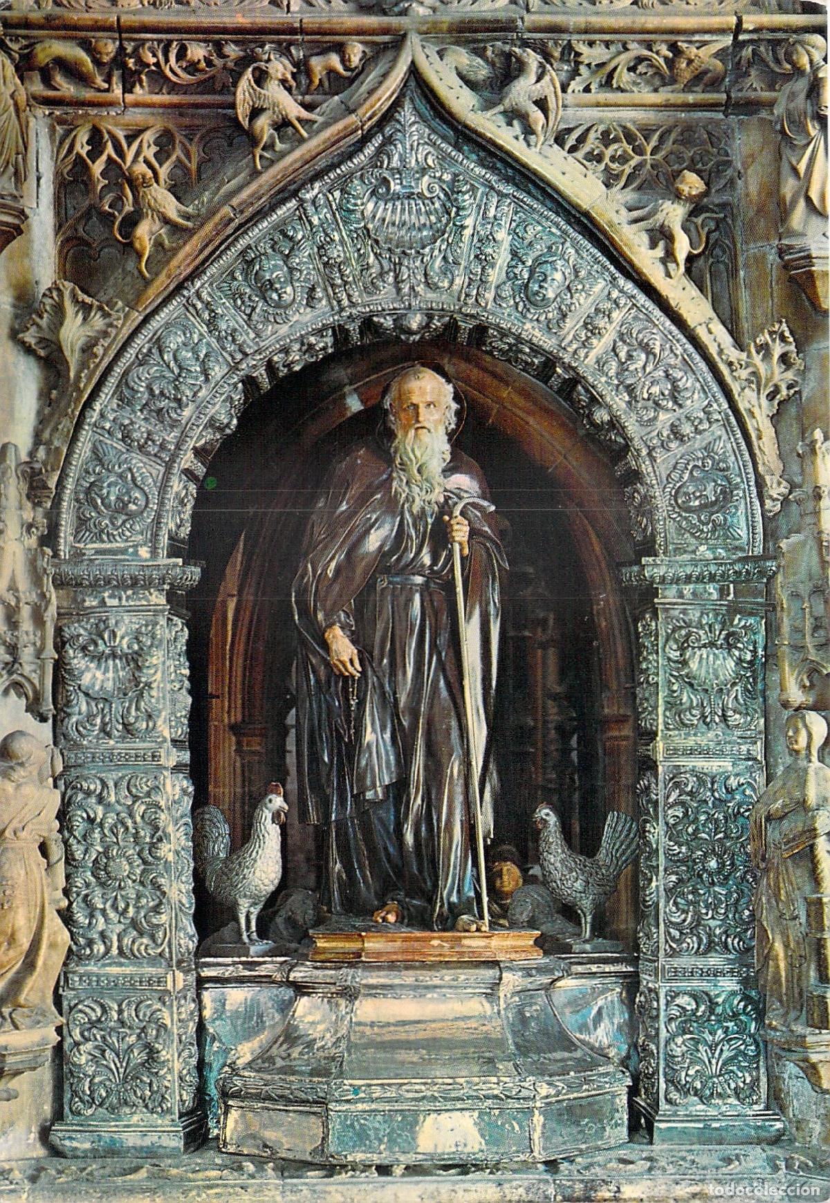 Postales: Postal de Santo Domingo de la Calzada - Altar del Santo