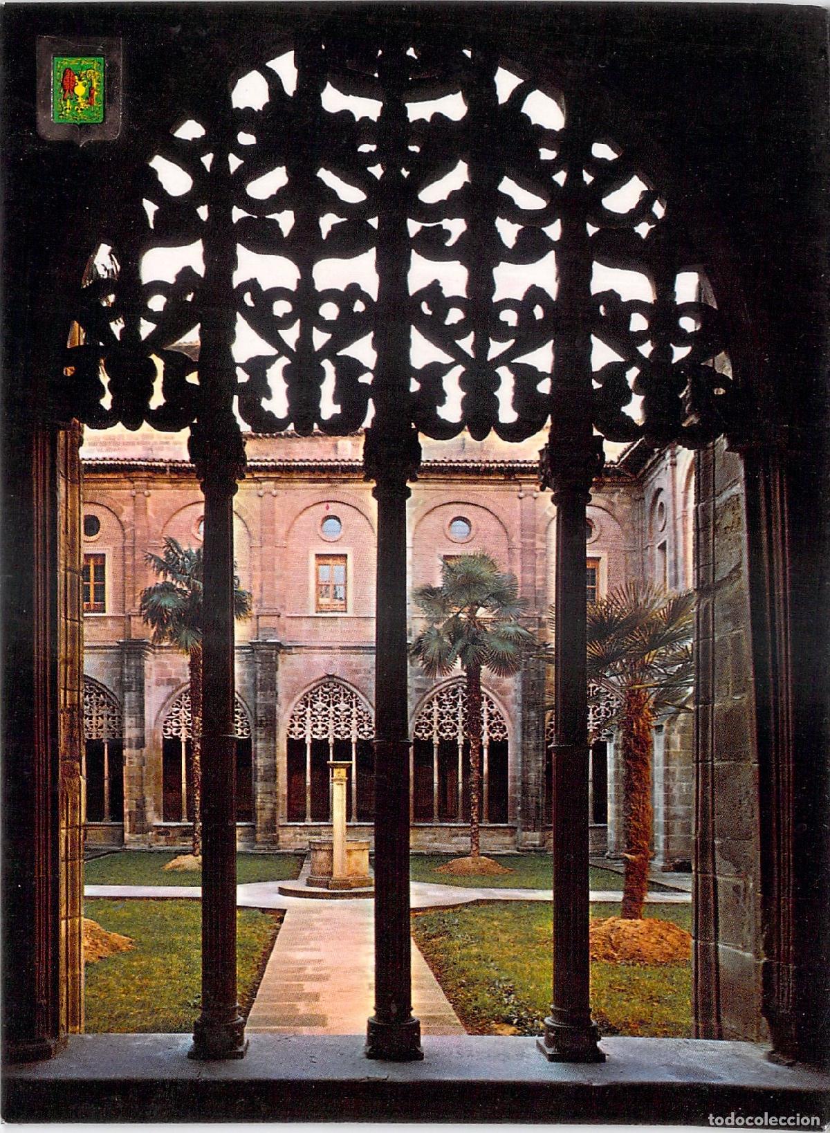 Postales: Postal Monasterio Santa Mar&iacute;a la Real, Claustro de los Caballeros, N&aacute;jera