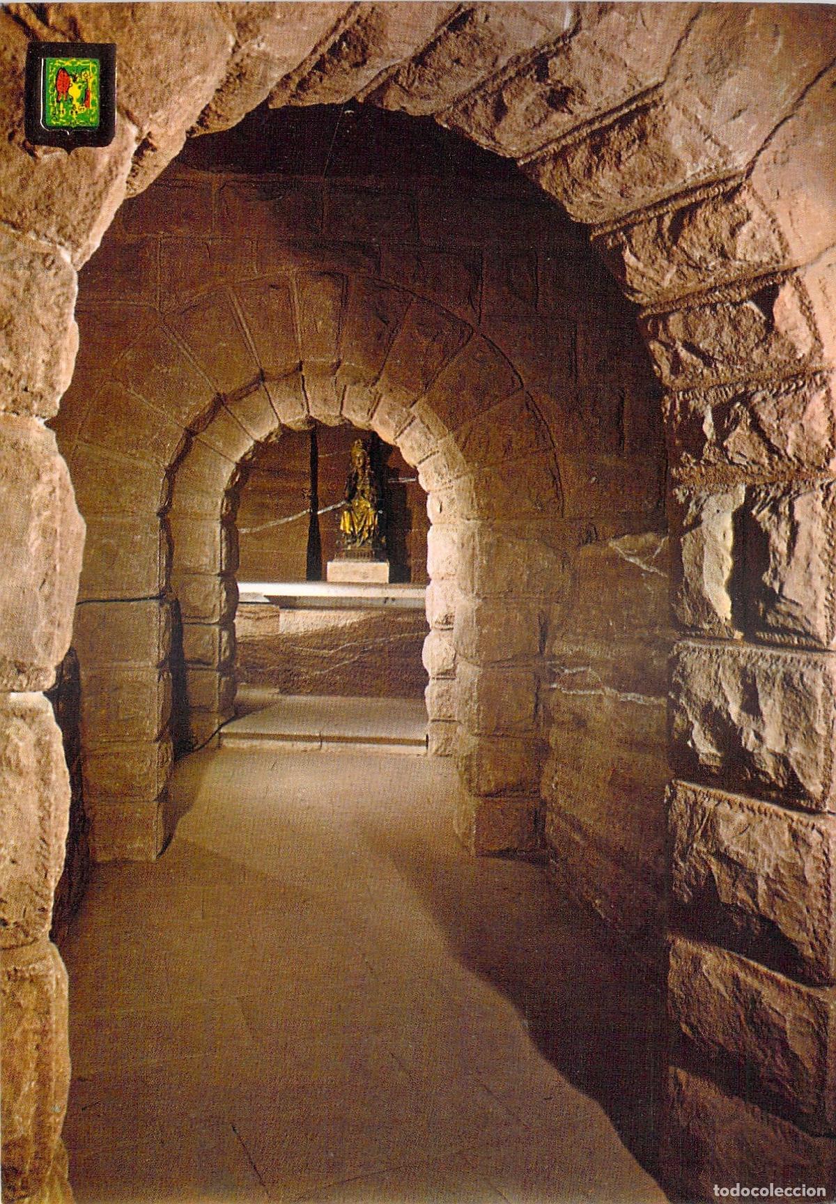 Postales: Postal de la Cueva del Hallazgo en Santa Mar&iacute;a la Real, N&aacute;jera