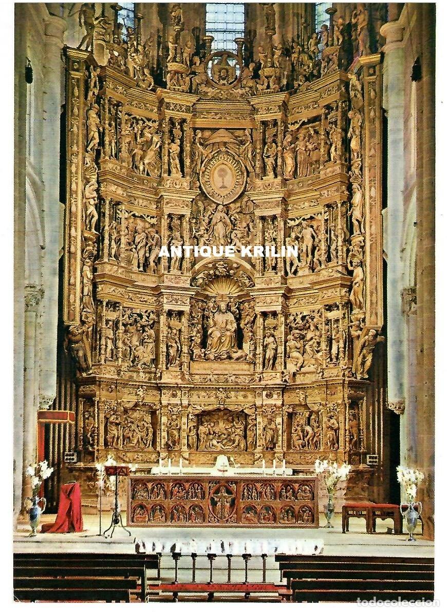 Postales: SANTO DOMINGO DE LA CALZADA N&ordm; 2 ALTAR MAYOR / G. GARRABELLA / SIN FRANQUEAR