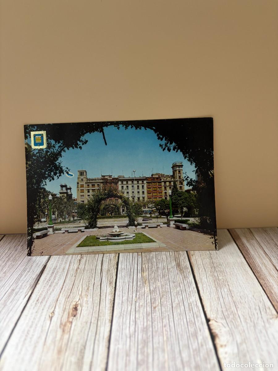 Postales: TARJETA POSTAL. LOGRO&Ntilde;O. 7.- LA ROSALEDA. PASEO DEL ESPOL&Oacute;N. DOMINGUEZ