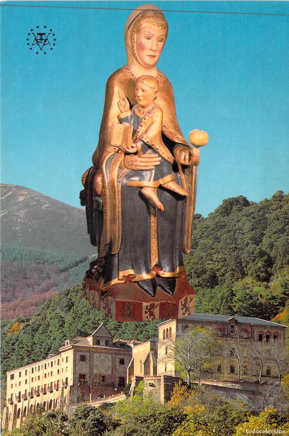 Postales: Postal Virgen de Valvanera y Monasterio de Valvanera, La Rioja