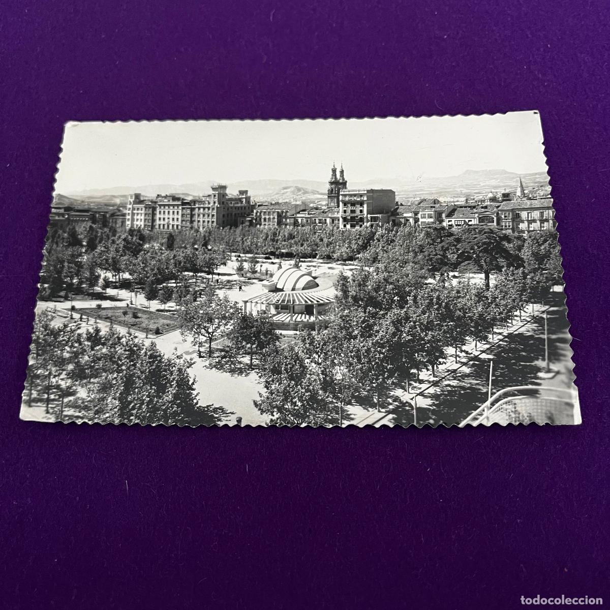 Postales: POSTAL DE LOGRO&Ntilde;O (LA RIOJA). PLAZA DEL ESPOLON Y KIOSCO.
