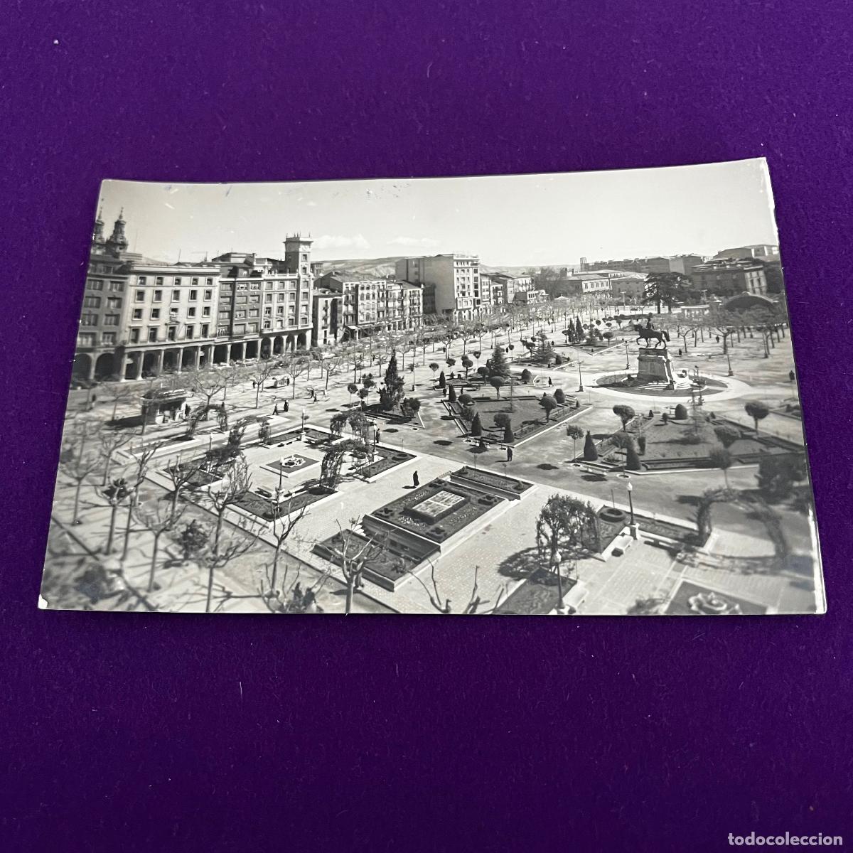 Postales: POSTAL DE LOGRO&Ntilde;O (LA RIOJA). PLAZA DE ESPA&Ntilde;A.