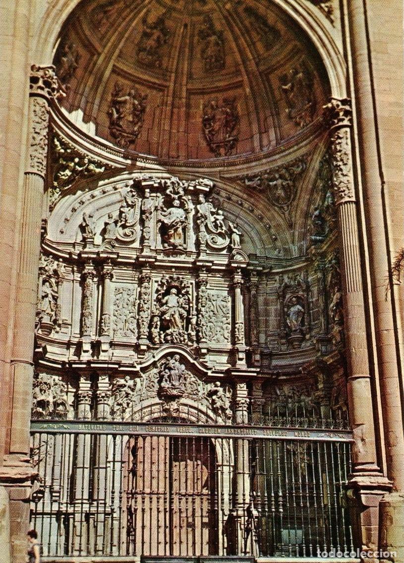 Postales: :::: PH648 - POSTAL - LOGRO&Ntilde;O - LA REDONDA - DETALLE FACHADA PRINCIPAL