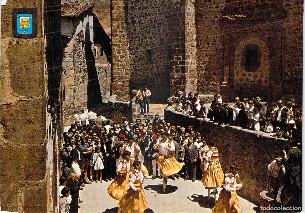 Postales: Postal Danzantes de Anguiano sobre Zancos, Logro&ntilde;o La Rioja