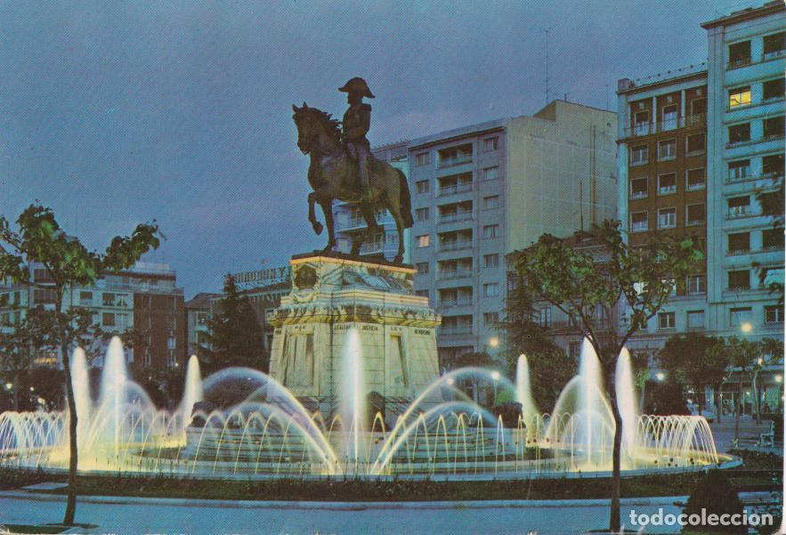 Postales: LOGRO&Ntilde;O, MONUMENTO AL GENERAL ESPARTERO - ESCUDO DE ORO N&ordm;8 - S/C