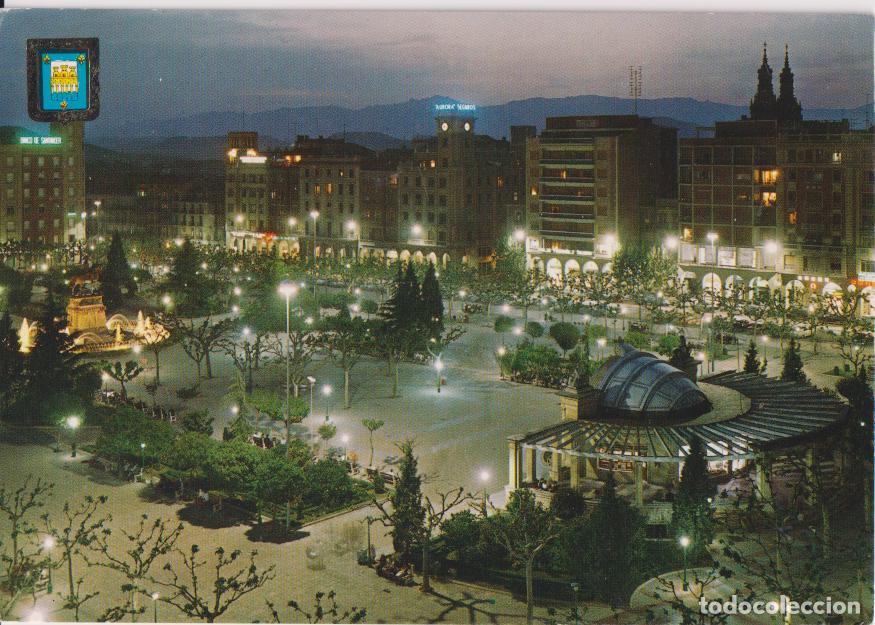 Postales: LOGRO&Ntilde;O, PASEO DEL ESPOLON - ESCUDO DE ORO N&ordm;4 - CIRCULADA