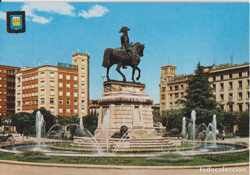 Postales: LOGRO&Ntilde;O, MONUMENTO AL GENERAL ESPARTERO - ESCUDO DE ORO N&ordm;8 - S/C