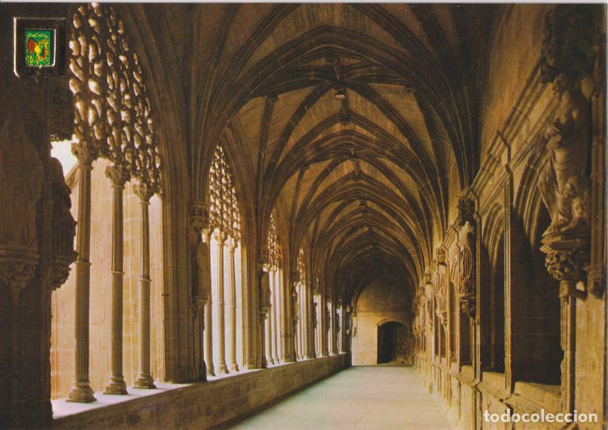 Postales: NAJERA (LOGRO&Ntilde;O) SANTA MARIA LA REAL, CLAUSTRO DE LOS CABALLEROS - ESCUDO DE ORO N&ordm;9 - S/C