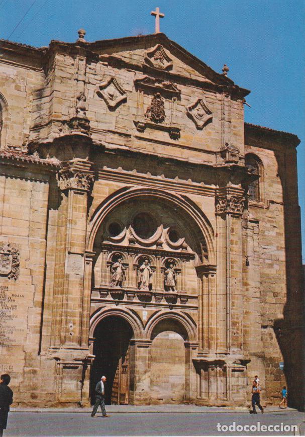 Postales: SANTO DOMINGO DE LA CALZADA, PLAZA DEL SANTO Y FACHADA DE LA CATEDRAL - ED.POSTAL INTER N&ordm;5 - S/C