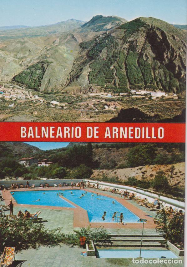 Postales: BALNEARIO DE ARNEDILLO (LOGRO&Ntilde;O) PANOR&Aacute;MICA Y PISCINA TERMAL - ESCUDO DE ORO N&ordm;1431 - S/C