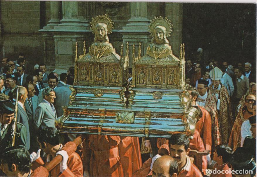 Postales: CALAHORRA (LA RIOJA) SANTOS MARTIRES, S.EMETERIO Y S.CALEDONIO &ndash; ED.PARIS 103 &ndash; ESCRITA