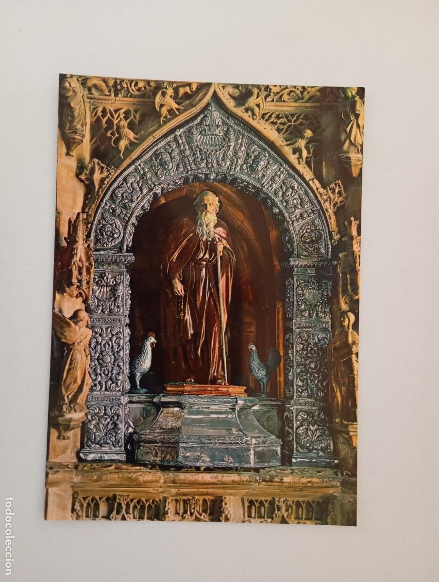 Postales: POSTAL DE LOGRO&Ntilde;O. CATEDRAL. IMAGEN DE SANTA LUC&Iacute;A. TDKP29L
